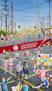 Engagement Announced - Los Angeles Marathon          