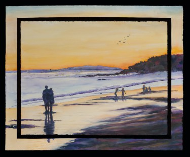 Sunset on Broad Beach