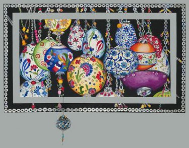 Ceramic Hanging Balls from Turkey 