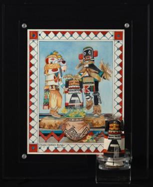 Hopi Kachinas (with antique maiden attached) 